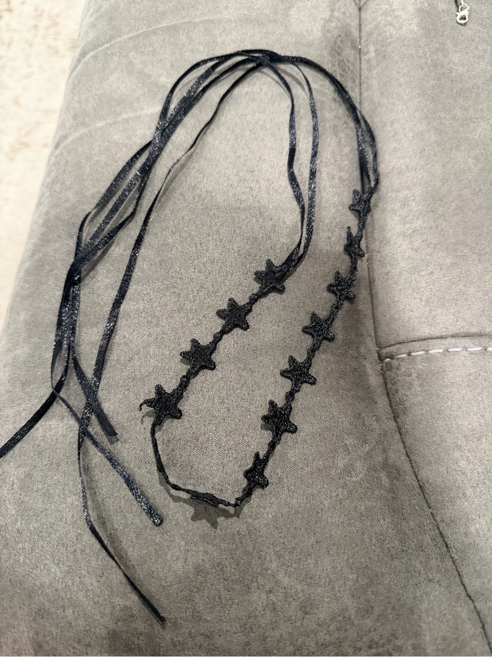 Target Black Star Accent Ribbon Choker